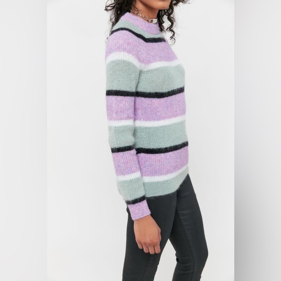 Veda UO- NWOT -Striped Wool Smock Sweater -  Size: Small - Picture 3 of 6